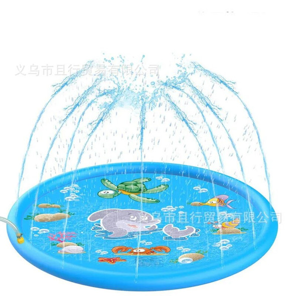 Children's Summer Water Inflatable Toys Pop-up Toys Water Mat Children's Outdoor Water Spray Mat Garden Lawn Fountain Watering