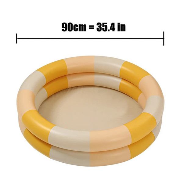 90/120/150cm Diameter Inflatable Swimming Pool Baby Toys Fshion Retro Thickened Ocean Balls Tent Toys For Children Summer Toy