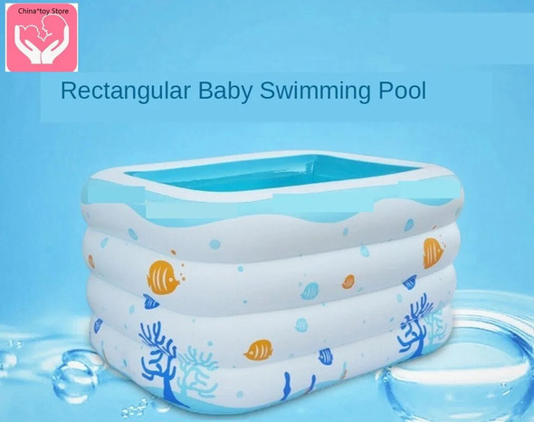 New PVC Environmentally Friendly Bathing Pool Large Thickened Inflatable Infant Baby Inflatable Swimming Pool Inflation