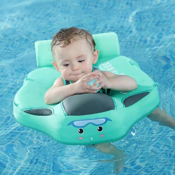 Baby Swimming Float With Canopy Non Inflatable Infant Floating Kids Swim Pool Accessories Bathing Summer Toys