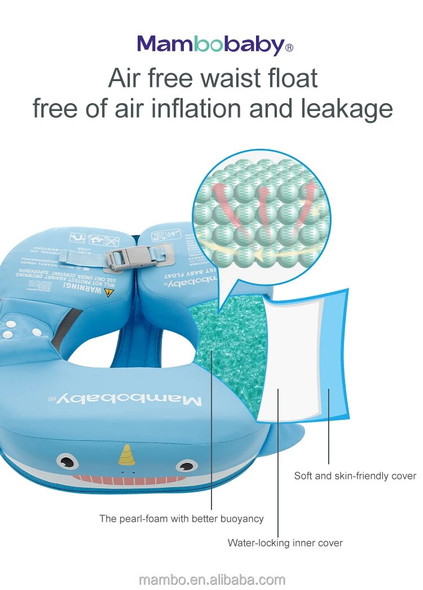 Mambobaby Safety Baby crotch strap Swimming Floats Kids Swim Ring Pool games Summer Gifts Beach buoy