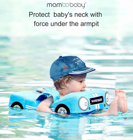 mambobaby Baby swimming car float for infant Non-inflatable pool accessories water game Kids Waist floaties toys boys girls