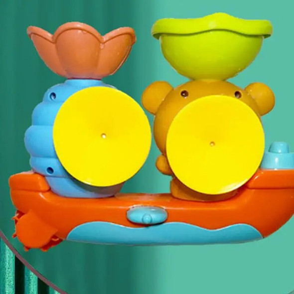 Toddler Bath Toys Bear And Bee Water Tub Toys Water Table Pool Bath Time Bathtub Toy Floating Pool Boat For Babies Kids Toddler