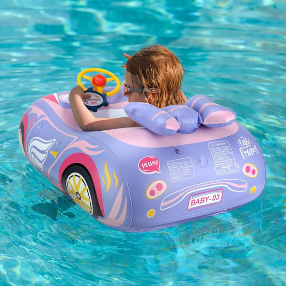 Swimbobo Kids Car Swimming Seat Floats Ring Inflatable Infant Floating For Summer Swim Boat Circle Bathing Water Toy Baby Float