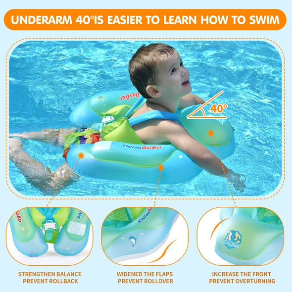 Baby Swimming Ring Newborn Baby Float Inflatable Kids Swimming Pool Accessories Infant Circle Inflatable Raft Children's Toy