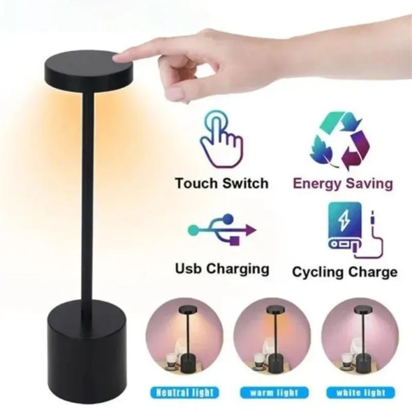 Creative Table Lamp USB Rechargeable Night Light Stepless Dimming Table Lamp Bedside Lamp Hotel Bar Decoration Creative Table Lamp USB Rechargeable Night Light Stepless Dimming Table Lamp Bedside Lamp Hotel Bar Decoration