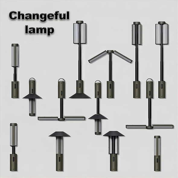 4500Mah LED Table Lamp Camping Lamp 1000lm Multi-Functional Light LED Flashlight Night Desktop Outdoor Reading Lamp Rechargeable