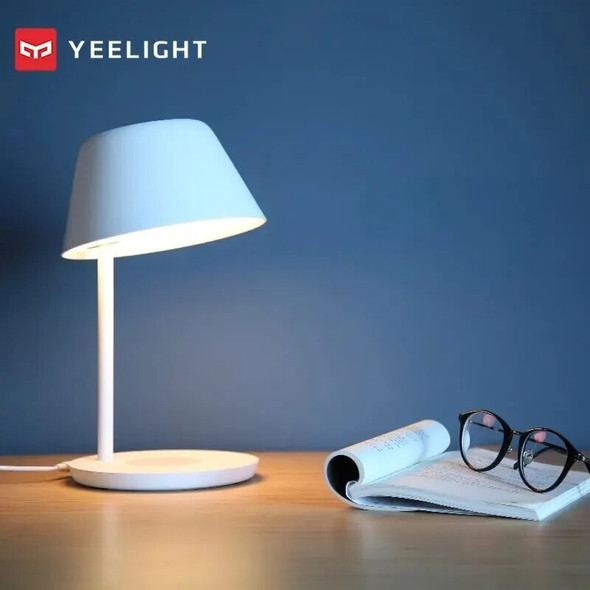 Yeelight Staria Bedside Lamp Pro Smart LED Table Light Dimmable Wireless Charging For Smartphone Work with Apple Homekit
