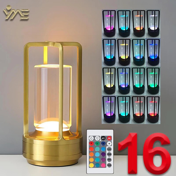 Table lamp Led room light home decorations Night light Small lamp Light fixture Desk lamp Portable cordless atmosphere light RGB