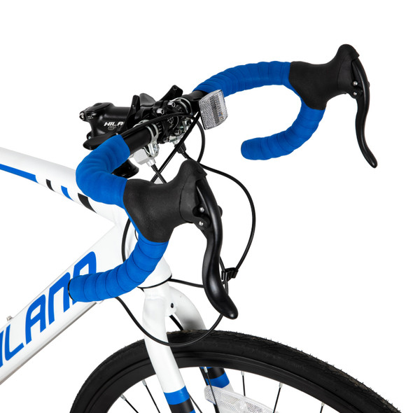 Hiland Aluminum Road Bicycle, Drivetrain 21 speeds Racing Bike, Disc Hiland Aluminum Road Bicycle, Drivetrain 21 speeds Racing Bike, Disc