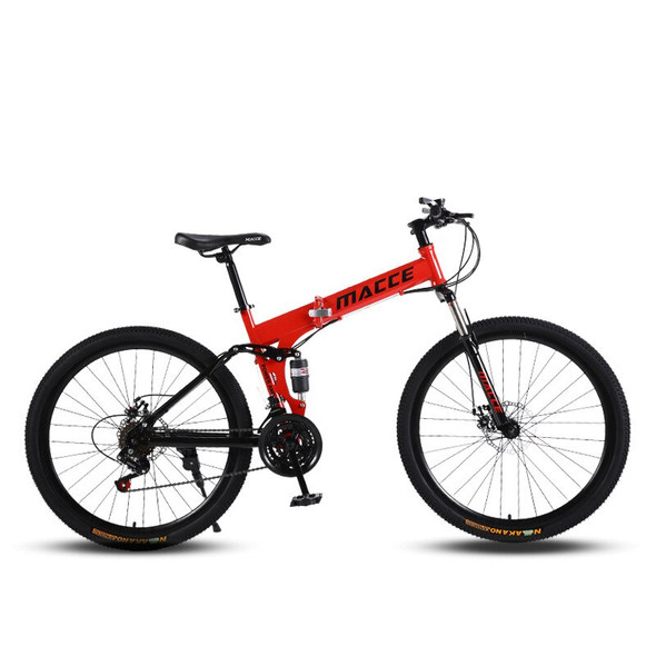New 2023 MACCE Folding Bicycle Disc Brake 24/26Inch 21/24/27/30Speeds New 2023 MACCE Folding Bicycle Disc Brake 24/26Inch 21/24/27/30Speeds