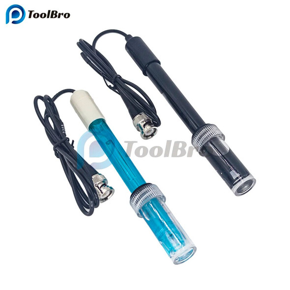 PH Electrode Sensor Probe Factory Industry Experiment Laboratory Pool Water Analyzer PH Meter Tester PH Probe BNC Connector