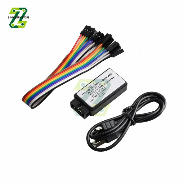 Portable USB Logic Analyzer 24M 8CH Channels Debug Data Upload Measuring Tool