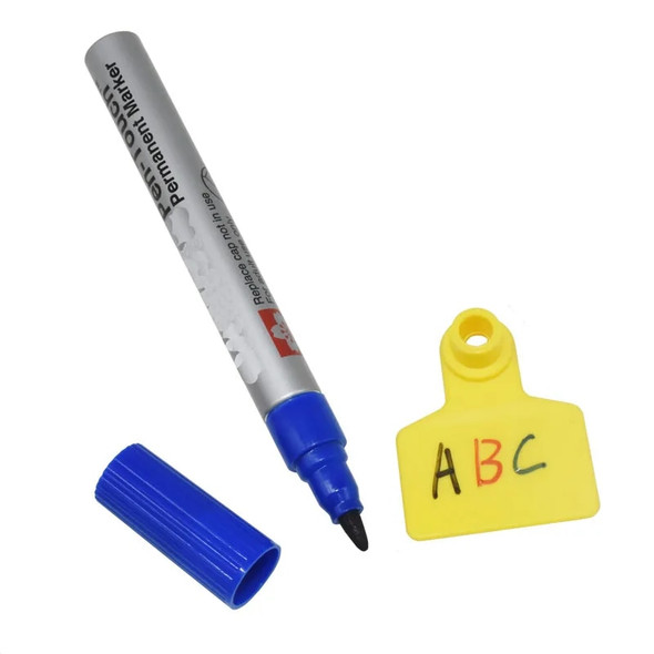 Pigs ear mark pen cattle and sheep ear tag pen dedicated ear tag number Permanent non-deformation marker pen to oily pen