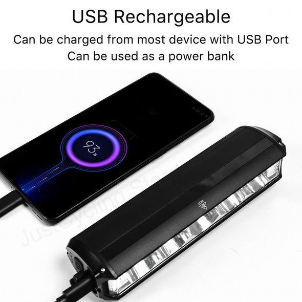 6000 Lumen Bicycle Light Front Rechargeable 8000mAh Powerful Bike