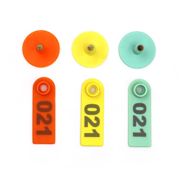 100pcs Livestock Goat Ear Tag Card Sheep Pig Ear Marker Card 001-500 Animal Identification Kit Ear Tagger Farm animal Ear Tags