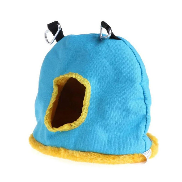 Warm Bird nest Winter House Hanging Hammock Cage Accessories Plush Hideaway for Parrot