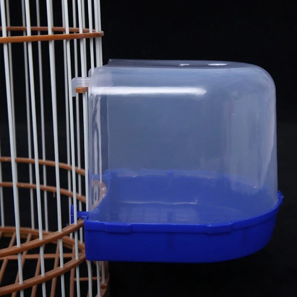 Hanging Bird Bath Cube Parrots Bathtub Bath Shower Box Cage Accessory for Little Bird Canary Budgerigar Cockatiel Lovebird