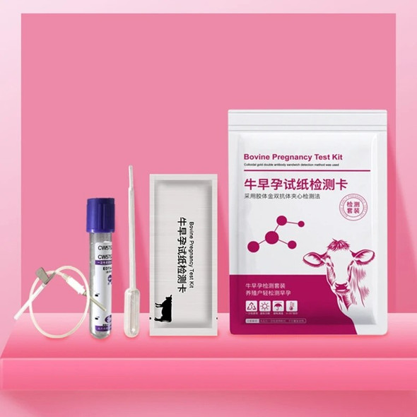 Cow Pregnancy Test Kit Cattle Pregnancy Test for Cows Blood Pregnancy Testing Livestock Early Pregnant Detection Tool Cow Pregnancy Test Kit Cattle Pregnancy Test for Cows Blood Pregnancy Testing Livestock Early Pregnant Detection Tool