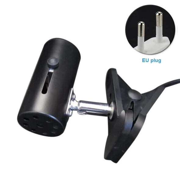 UVA+UVB Turtle Metal With Switch Stand Lamp Holder Heating Bulb Clip Fish Tank Light Clamp Fixture Habitat Reptile Pet Base