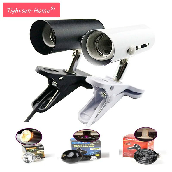 E27 Metal Habitat UVA+UVB Fish Tank Heating Reptile Light Clamp Bulb Clip Pet Stand With Switch Fixture Lamp Holder Base Turtle E27 Metal Habitat UVA+UVB Fish Tank Heating Reptile Light Clamp Bulb Clip Pet Stand With Switch Fixture Lamp Holder Base Turtle