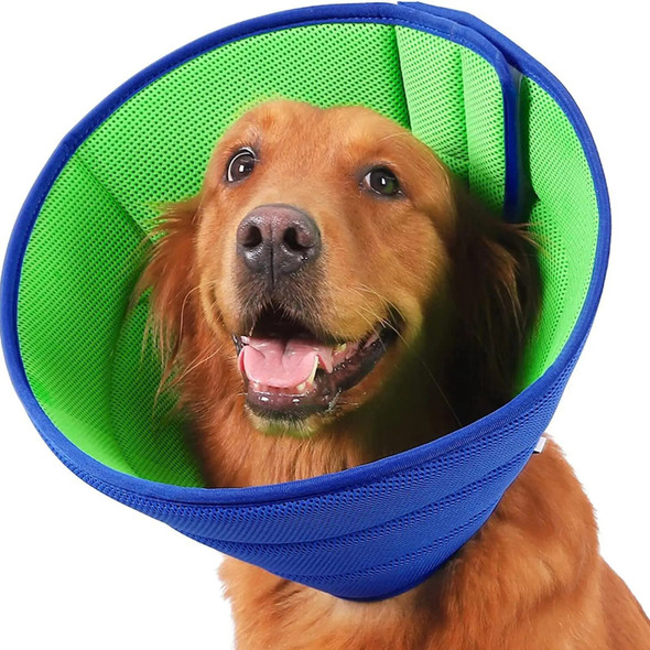 Dog Collar Dog Accessories Pets Adjustable After Surgery Comfortable Protective Wound Prevent Biting & Scratching Soft for Cats