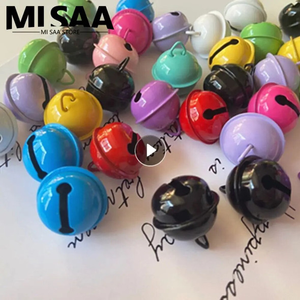 Pet Bell Cute Color 22mm Paint Christmas Decorations Keychain Charming Key Chain Accessories Candy Colors Colorful Bells