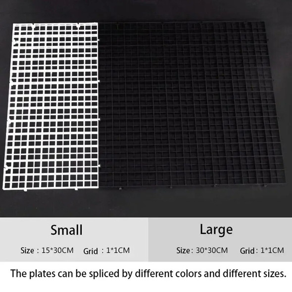 Aquarium Isolate Board Plastic Divider Filter Isolation Plate Net Fish Tank Bottom Filter Board Tray Plate Aquarium Accessories