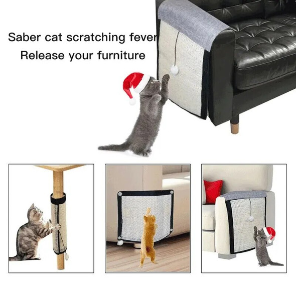 1 Piece Sisal Cat Scratch Cushion Sofa Protection Mat Sisal Table Leg Cat Scratch Board