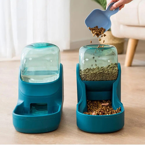 Large Capacity Pet Automatic Feeder Dog Drinking Bowl For Cat Puppy Accessories Water Feeding Watering Supplies