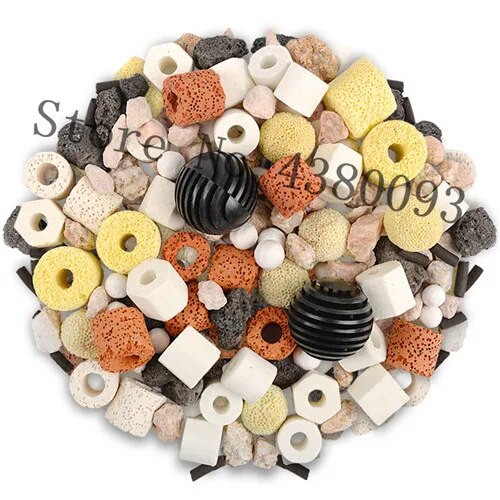 12 different Ceramic Biochemical Ball Filter Nitrifying Bacteria Aquarium Filter Accessories For Fish Tank Water Cleaning