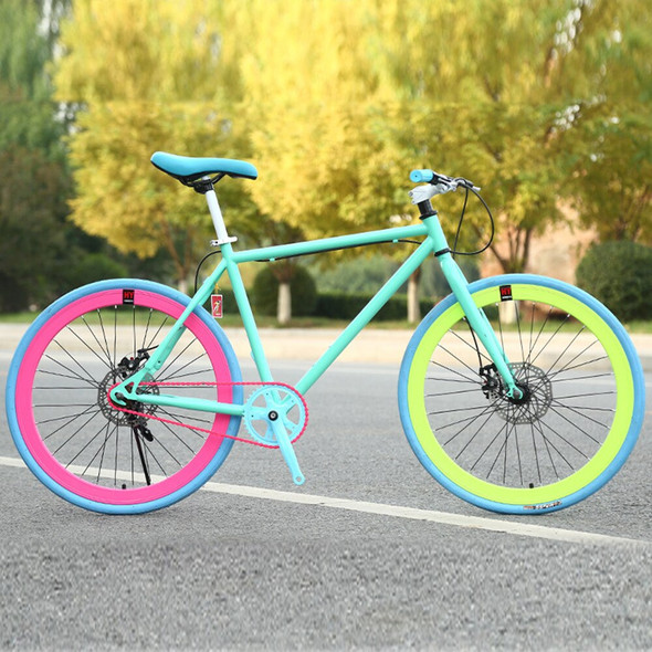24/26 Inch Adult Bicycle Fixed Gear Bike Double Disc Brake