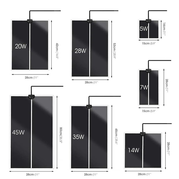 110V 5W-45W US Plug Terrarium Reptiles Heat Mat Adjustable Temperature Controller Heating Warm Pads for Pet Supplies Accessories