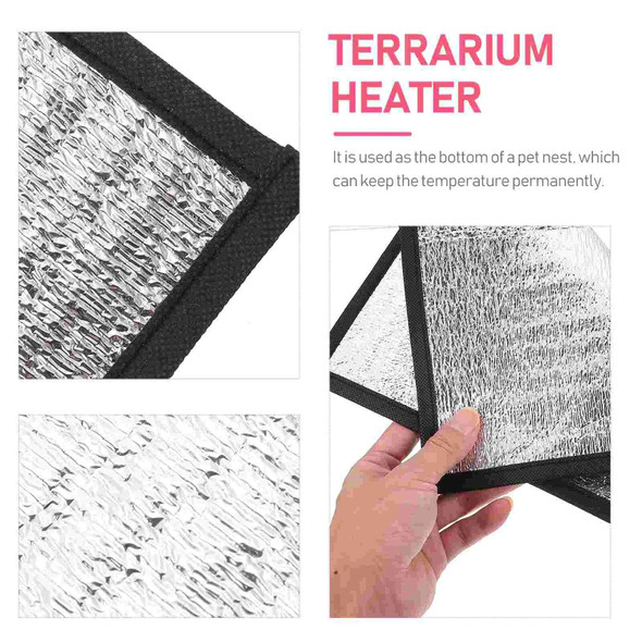 Heating Pad Winter Self-warming Mat Pet Sleep Terrarium Insulation Reptile Tank Warmer Parrot Accessory Under Heater Small