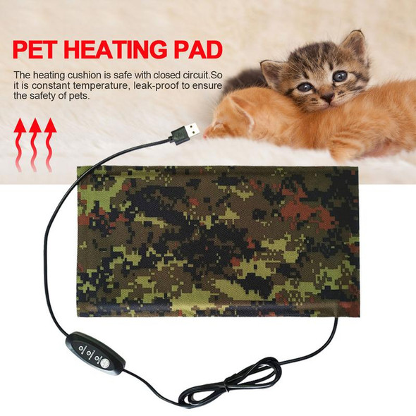 USB Reptile Heating Pad Terrarium Heating Mat Electric Thermal Blanket Warm Heated Mat Pad Reptiles Heat Mat Reptile Accessories