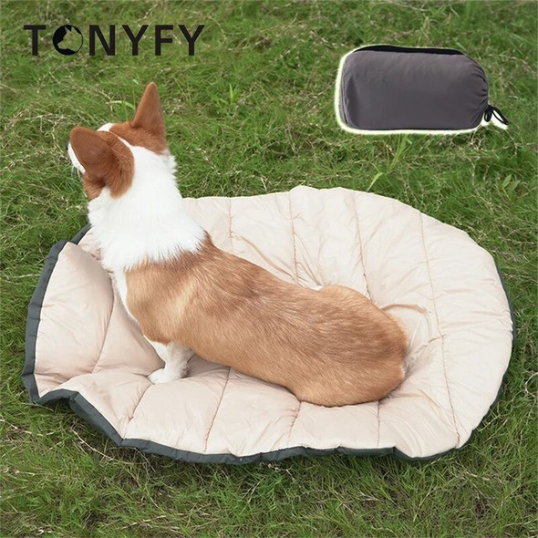 Dog Bed Blanket Outdoor Indoor Foldable Pet Mat Dog Cushion Cat Puppy Waterproof Outdoor Kennel Pet Beds for Camping Travel Mat