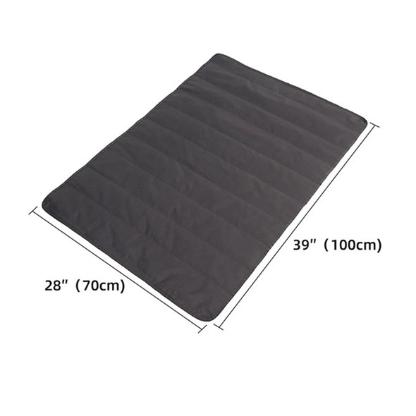 Portable Warm Winter Dog Blanket Mat Waterproof Folding Washable Dog Sleeping Bag with Strap for Dog Travel Camping Accessories