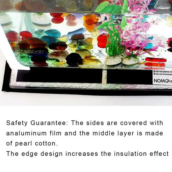 Reptile Heating Pad 2Pcs Aluminum Reflective Film Pearl Cotton For Brooder Incubator Under Tank Terrarium Heater Heat Mat Self