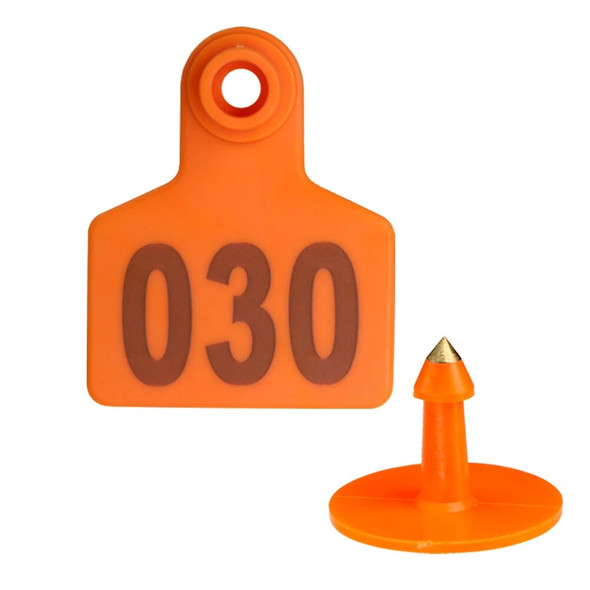 20/30/50PCS 4x5CM Digital Pig Ear Tag Set Green Orange Blue Yellow Plastic Farm Animal Tags Livestock Label Identification Card 20/30/50PCS 4x5CM Digital Pig Ear Tag Set Green Orange Blue Yellow Plastic Farm Animal Tags Livestock Label Identification Card