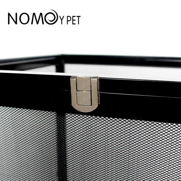 Reptile Detachable Habitat Tank Terrarium Transparent Aluminium Air Screen Cage Front Opening Door Full View Lizard Chameleon
