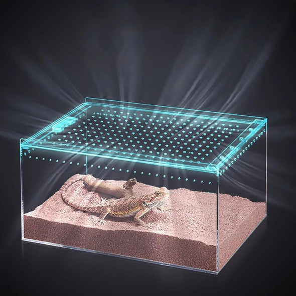 Acrylic Reptile Breeding Box Spider Lizard Amphibian Terrarium Pet Habitat Arboreal Tarantula Enclosure For Home Rearing
