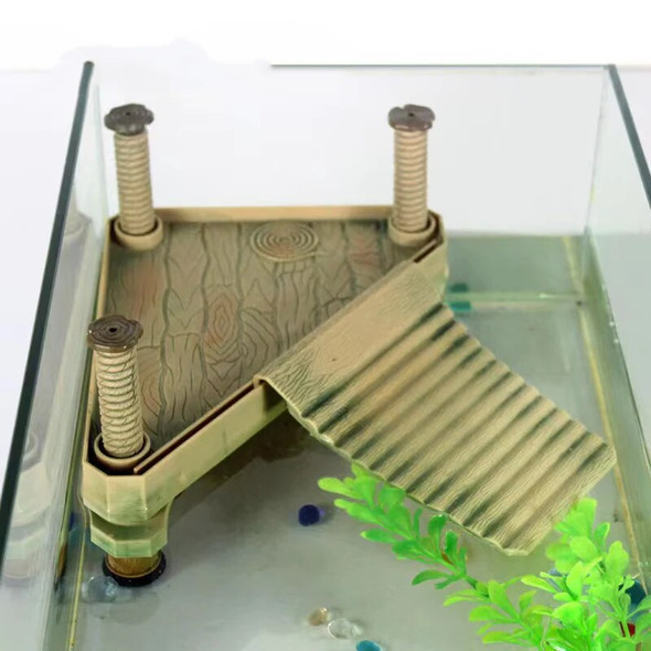 Turtle Basking Platform Aquarium Fish Tank Decor Aquatic Turtles Basking Platform Tortoise Habitat Accessories
