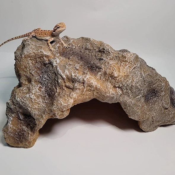 Rock Hide Cave Tortoise Escape Habitat Safe Resin High Simulation 10x5 Inch for Small Reptiles Turtles Frogs Rock Hide Cave Tortoise Escape Habitat Safe Resin High Simulation 10x5 Inch for Small Reptiles Turtles Frogs
