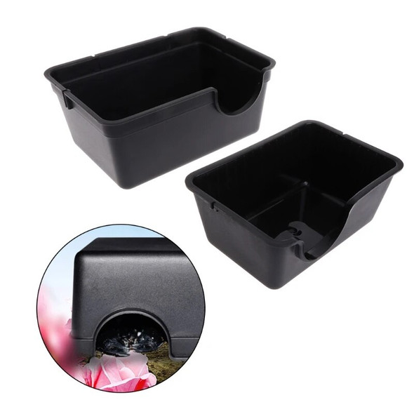 Reptile Hide Box Reptile Caves Reptile Terrarium Hide Snake Cage Box Snake Hide for Snake Lizards Leopard Gecko Habitat