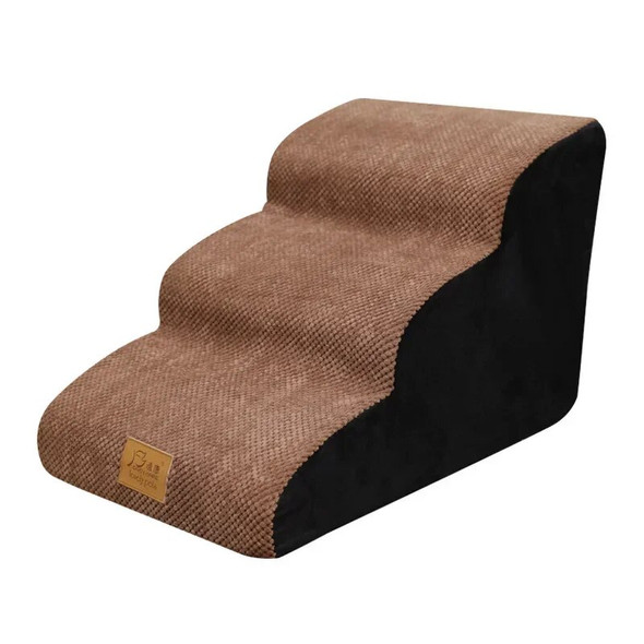Pet Stairs for Small to Medium Dogs and Cats FourLayer Easy Access Bed Ladder Durable Kitten and Puppy Ramp Indoor PetToilet