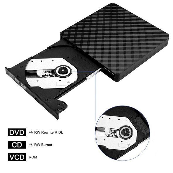 Portable high speed USB 3.0 External  CD/DVD ROM Optical Drive