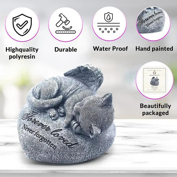 Cat Memorial Stones Pet Status For Garden Funerary And Pet Memorial Tombstone Backyard Personalizedd Pet Tombstone For Honor