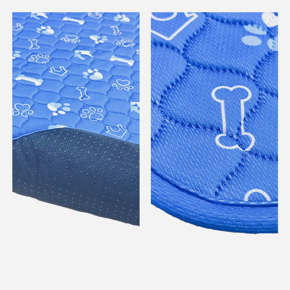 Dog Pee Pads, Washable Pet Cat Sleep Play Pad, Reusable Dogs Puppy Mat, Pet Training Pads for Dogs, Housebreak, Blue