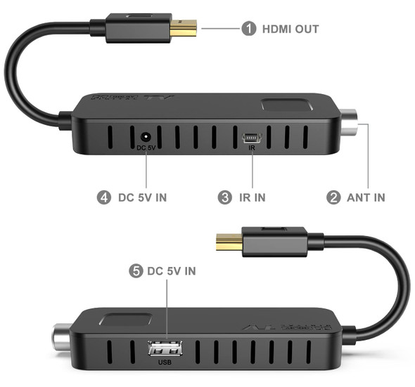 UBISHENG U3mini HDMI TV Stick DVB T2 Decoder HD 1080P TV Set Top Box
