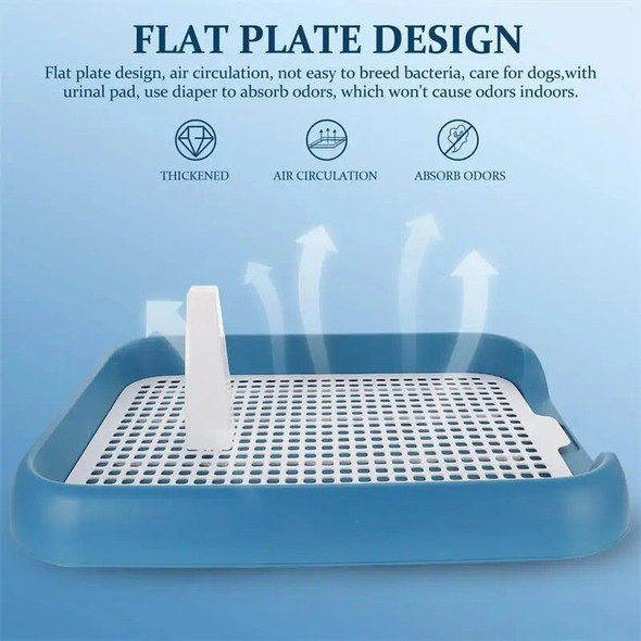 Dog Toilet Anti- Slide Puppy Potty Tray Cat Pet Training Toilet for Small Dogs Cats Litter Box Indoor Potty Tray Training Pads Dog Toilet Anti- Slide Puppy Potty Tray Cat Pet Training Toilet for Small Dogs Cats Litter Box Indoor Potty Tray Training Pads
